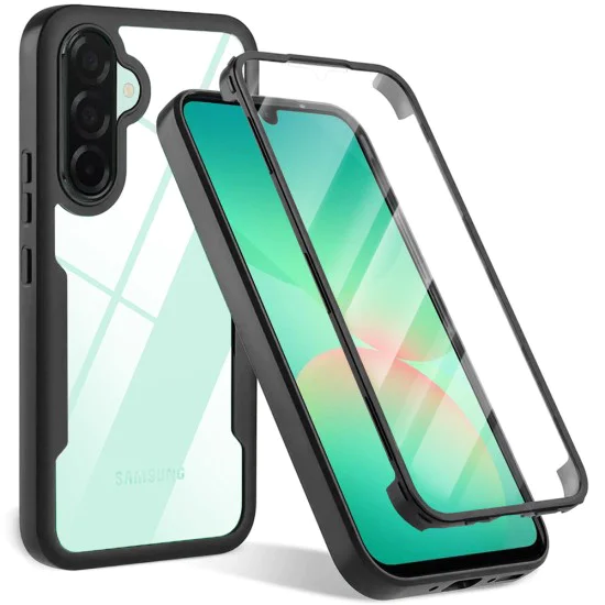 Калъф за Samsung Galaxy A26 5G + Протектор - ColorVerse 360 ​​Series - Черен