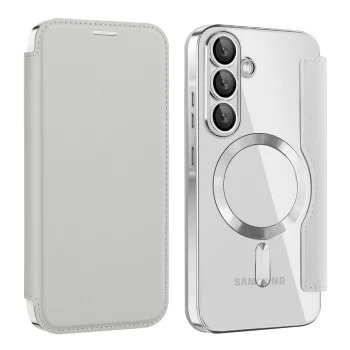 Калъф за Samsung Galaxy A26 5G - SmartMag Book Case - Сив