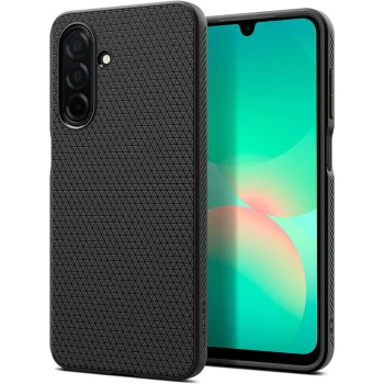 Калъф за Samsung Galaxy A26 5G - Spigen - Liquid Air - Matte Black