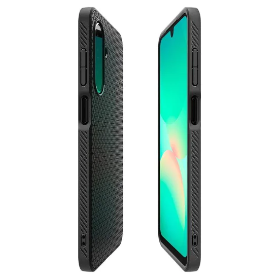 Калъф за Samsung Galaxy A26 5G - Spigen - Liquid Air - Matte Black