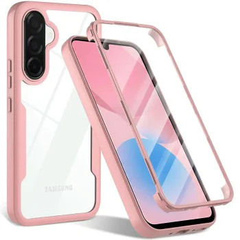 Калъф за Samsung Galaxy A27 5G - ColorVerse 360 Series + протектор - Techsuit - Розов