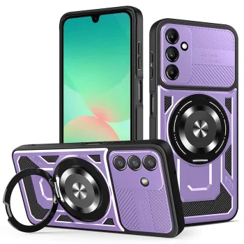 Калъф за Samsung Galaxy A27 5G - RuggedCam - Techsuit - Лилав