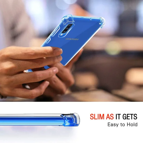Калъф за Samsung Galaxy A30s / A50 / A50s - Удароустойчив Прозрачен Силиконов - Прозрачен