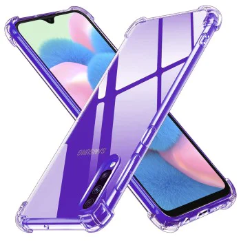 Калъф за Samsung Galaxy A30s / A50 / A50s - Удароустойчив Прозрачен Силиконов - Прозрачен