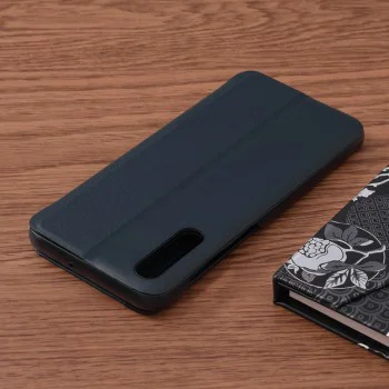 Калъф за Samsung Galaxy A30s / A50 / A50s - серия eFold - тъмно син
