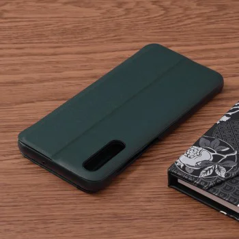 Калъф за Samsung Galaxy A30s / A50 / A50s - серия eFold - тъмно зелен