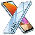 Калъф за Samsung Galaxy A32 4G - Удароустойчив Прозрачен Силиконов - Прозрачен