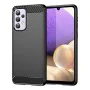 Калъф за Samsung Galaxy A32 5G - Carbon Silicone - Черен