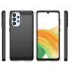 Калъф за Samsung Galaxy A33 5G - Carbon Silicone - Черен