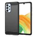 Калъф за Samsung Galaxy A33 5G - Carbon Silicone - Черен