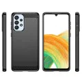 Калъф за Samsung Galaxy A33 5G - Carbon Silicone - Черен