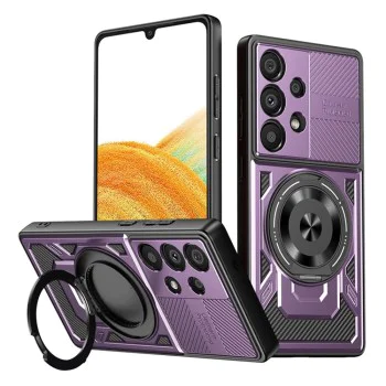 Калъф за Samsung Galaxy A33 5G - RuggedCam - Лилав
