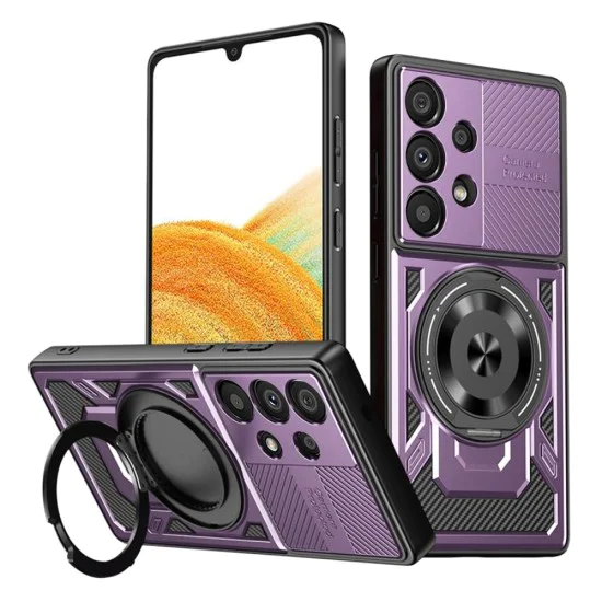Калъф за Samsung Galaxy A33 5G - RuggedCam - Лилав