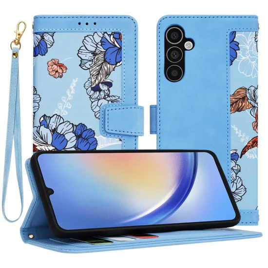 Калъф за Samsung Galaxy A34 5G - FlipCraft - Vibrant Blue