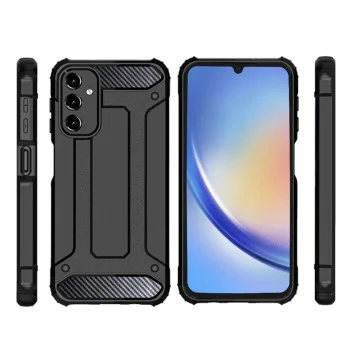 Калъф за Samsung Galaxy A34 5G - Hybrid Armor - Черен