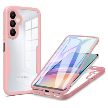 Калъф за Samsung Galaxy A34 5G + Протектор - ColorVerse 360 ​​Series - Розов