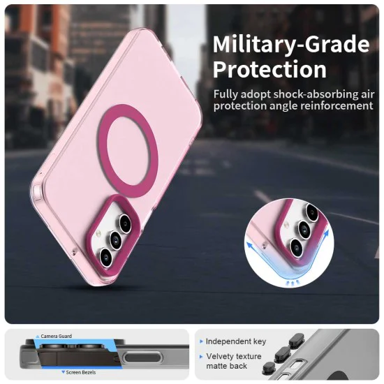 Калъф за Samsung Galaxy A35 5G - CandyCase MagSafe - Розов