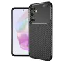 Калъф за Samsung Galaxy A35 5G - CarbonFiber - Черен