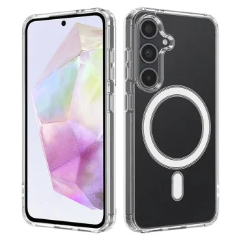 Калъф за Samsung Galaxy A35 5G - MagSafe Pro - Прозрачен