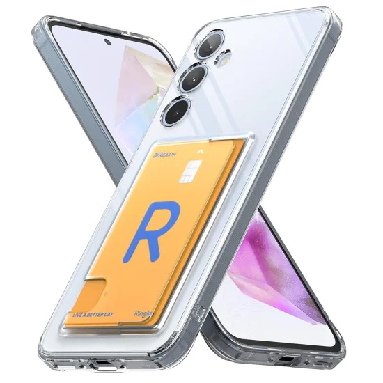 Калъф за Samsung Galaxy A35 5G - Ringke Fusion Card - Прозрачен
