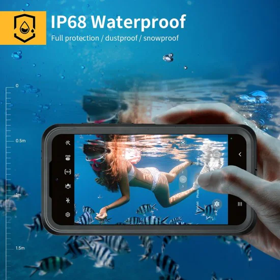 Калъф за Samsung Galaxy A35 5G - ShellBox Waterproof IP68 Case - Черен