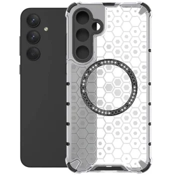 Калъф за Samsung Galaxy A35 5G - Techsuit - HoneyComb Shield MagSafe - Бял