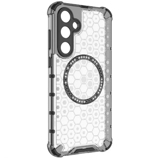 Калъф за Samsung Galaxy A35 5G - Techsuit - HoneyComb Shield MagSafe - Бял