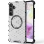 Калъф за Samsung Galaxy A35 5G - Techsuit - HoneyComb Shield MagSafe - Бял