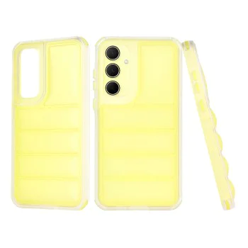 Калъф за Samsung Galaxy A35 5G - Wave Shield - Жълт