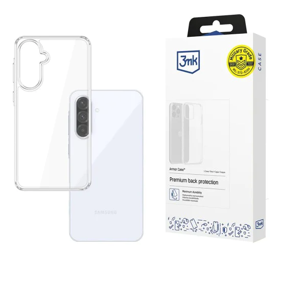 Калъф за Samsung Galaxy A36 5G / A56 5G - 3mk - Armor Case - Прозрачен