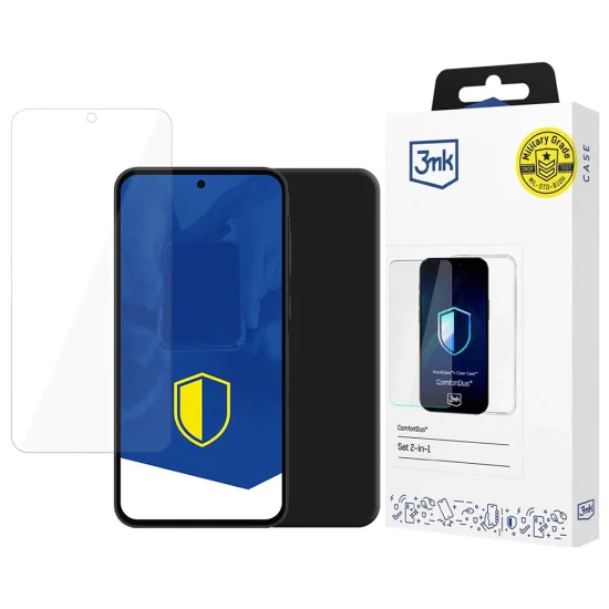 Калъф за Samsung Galaxy A36 5G / A56 5G - 3mk - [Оп.] ComfortDuo Glass + Matt Case - Черен