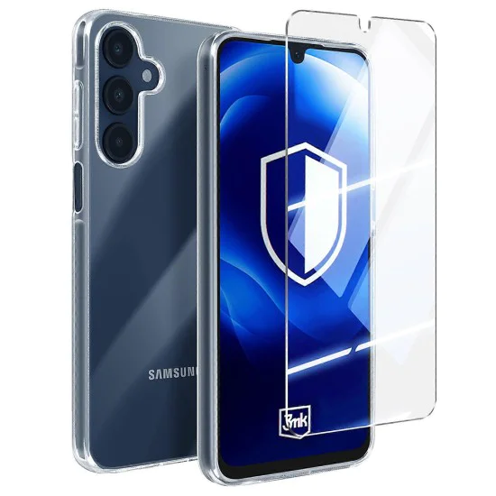 Калъф за Samsung Galaxy A36 5G / A56 5G - 3mk - [Опаковка] ComfortDuo Glass + Калъф - Прозрачен