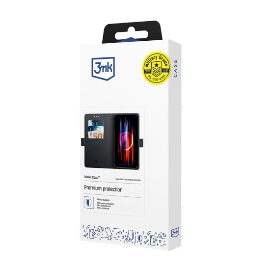 Калъф за Samsung Galaxy A36 5G / A56 5G - 3mk - Wallet Case - Черен