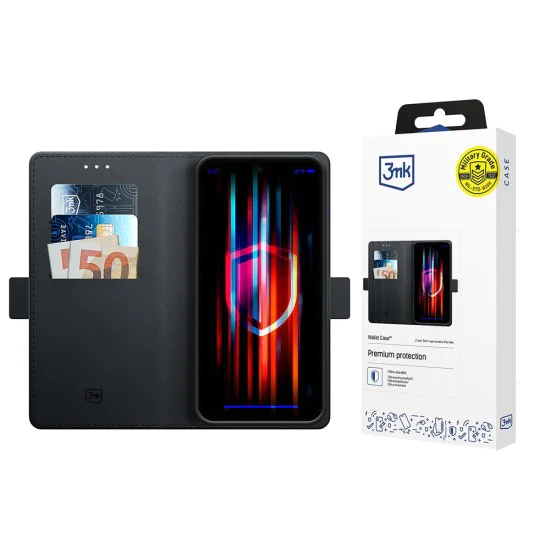 Калъф за Samsung Galaxy A36 5G / A56 5G - 3mk - Wallet Case - Черен