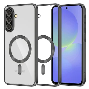 Калъф за Samsung Galaxy A36 5G / A56 5G - Luxury Crystal MagSafe - Черен