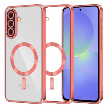 Калъф за Samsung Galaxy A36 5G / A56 5G - Luxury Crystal MagSafe - Червен