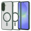 Калъф за Samsung Galaxy A36 5G / A56 5G - Luxury Crystal MagSafe - Тъмно Зелен