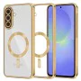 Калъф за Samsung Galaxy A36 5G / A56 5G - Luxury Crystal MagSafe - Златен