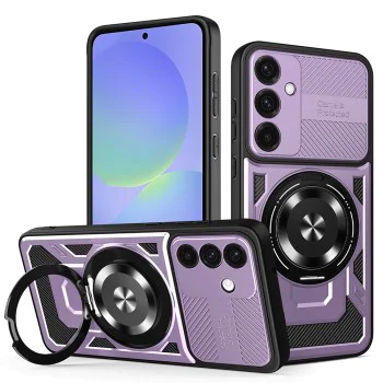 Калъф за Samsung Galaxy A36 5G / A56 5G - RuggedCam - Лилав
