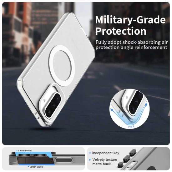 Калъф за Samsung Galaxy A36 5G - CandyCase MagSafe - Бял