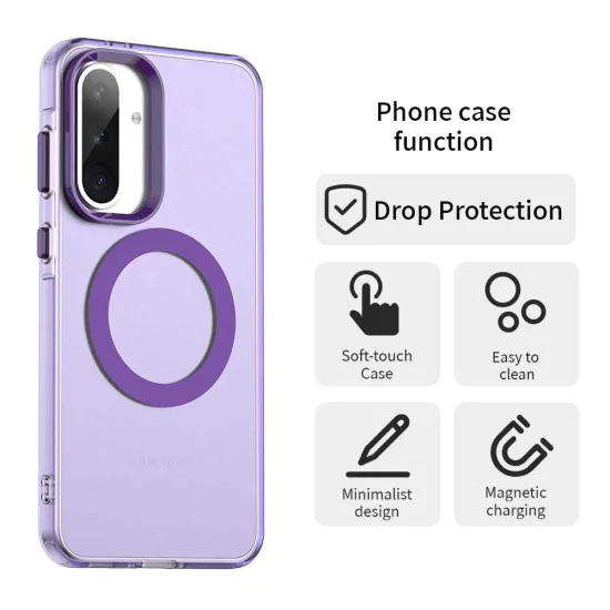 Калъф за Samsung Galaxy A36 5G - CandyCase MagSafe - Лилав
