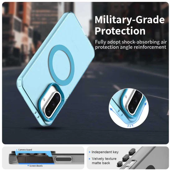 Калъф за Samsung Galaxy A36 5G - CandyCase MagSafe - син