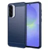 Калъф за Samsung Galaxy A36 5G - Carbon Silicone - Син