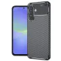 Калъф за Samsung Galaxy A36 5G - CarbonFiber - Черен