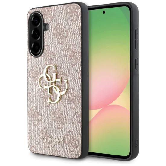 Калъф за Samsung Galaxy A36 5G - Guess - Hardcase 4G Big Logo (GUHCSA364GMGPI) - Розов