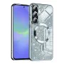 Калъф за Samsung Galaxy A36 5G - Луксозен Glitter MagSafe - Светло син