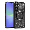 Калъф за Samsung Galaxy A36 5G - Luxury Glitter MagSafe - Черен