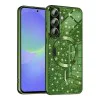 Калъф за Samsung Galaxy A36 5G - Luxury Glitter MagSafe - Deep Green
