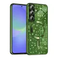 Калъф за Samsung Galaxy A36 5G - Luxury Glitter MagSafe - Deep Green