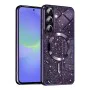 Калъф за Samsung Galaxy A36 5G - Luxury Glitter MagSafe - Deep Purple